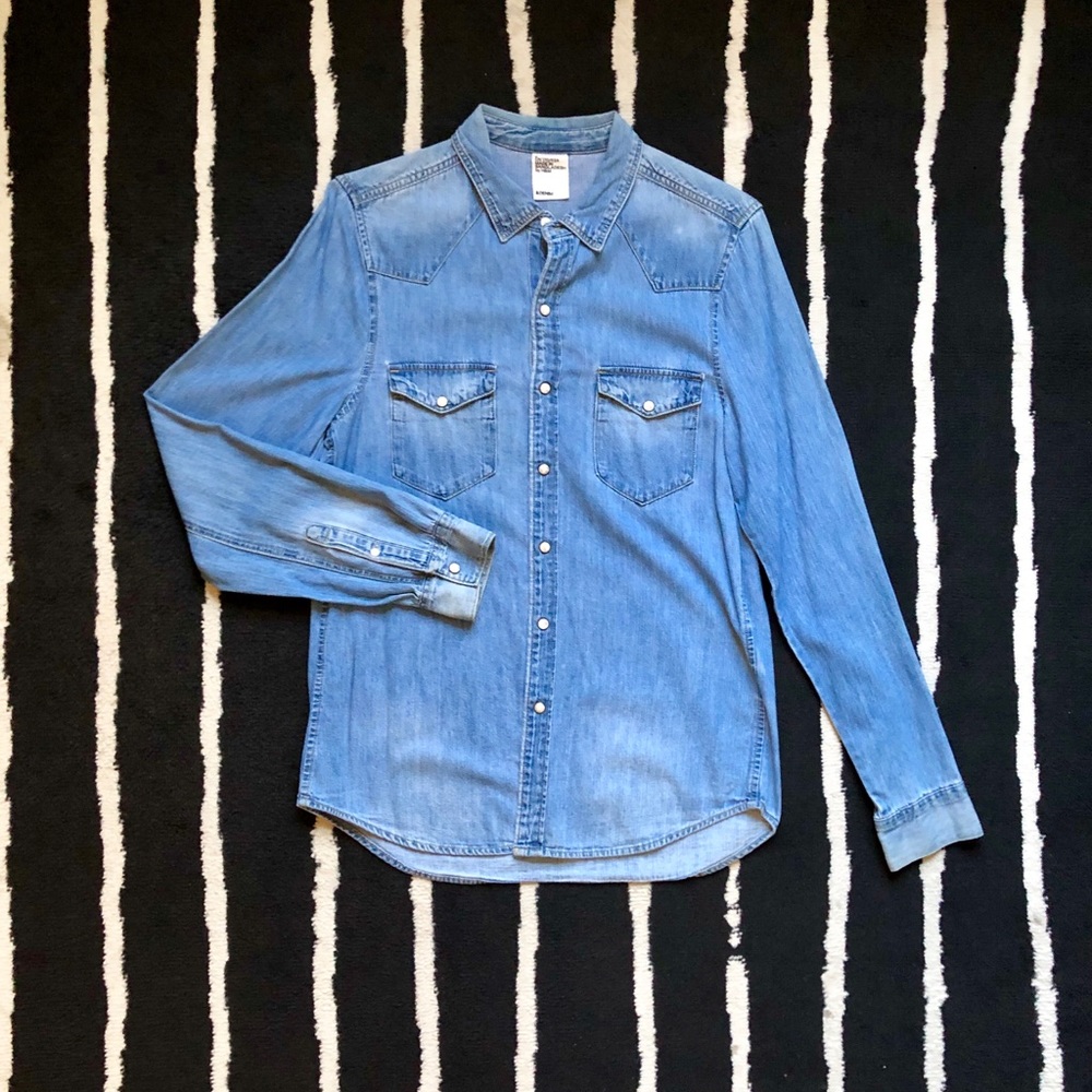 H&M Denim Button Up Shirt